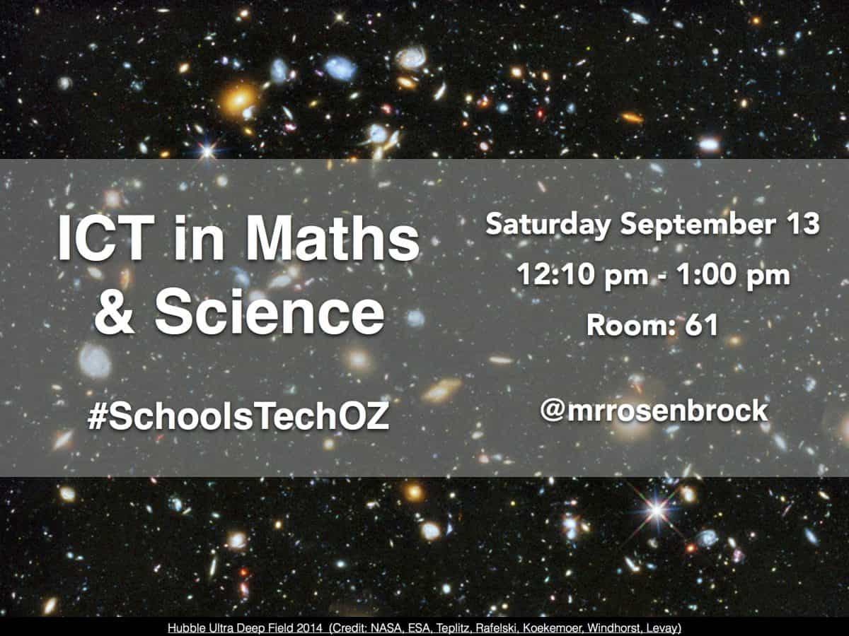 SchoolsTechOZ: ICT in Maths & Science